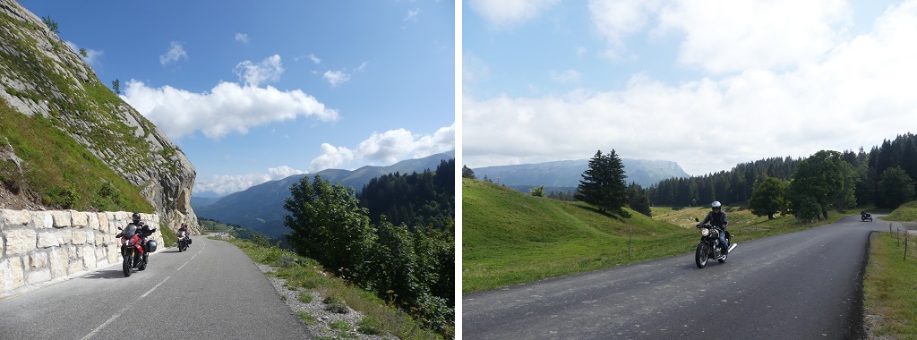 balade moto massif des bauges - Uralistan